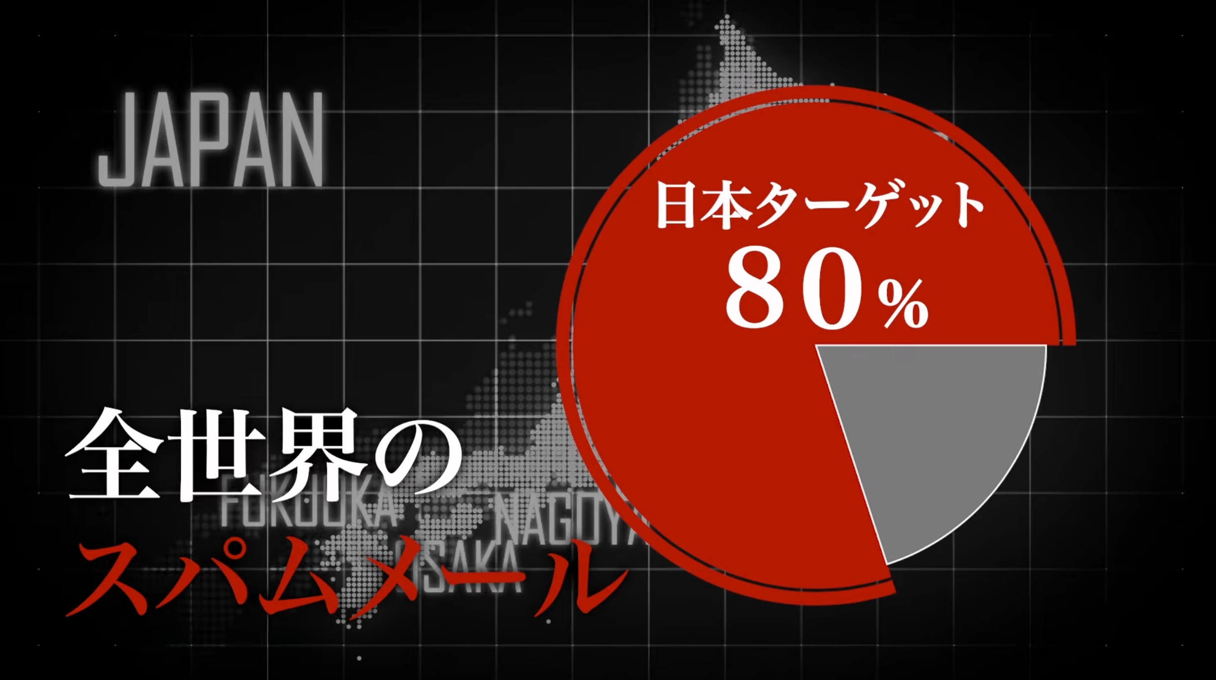 日本が狙われている（イメージ）